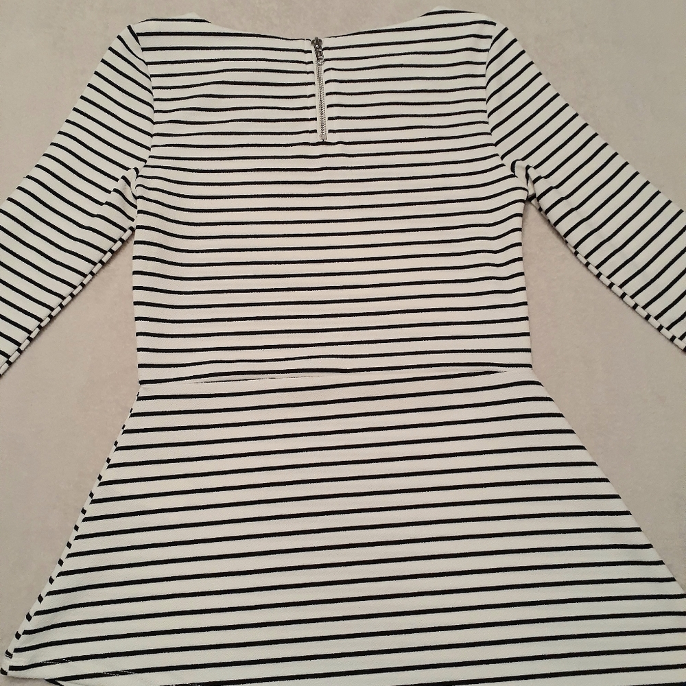 White House Black Market Striped Top - Picture 3 of 5